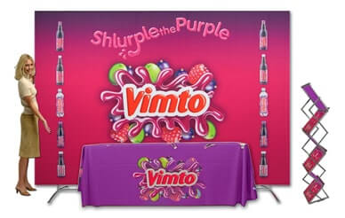 Promotional-pull-up-banner-and-table-cloths